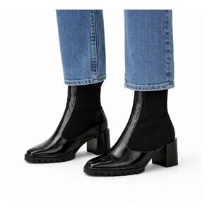 Asos Design Remix Premium Black Sock Boots US 7 and UK 5